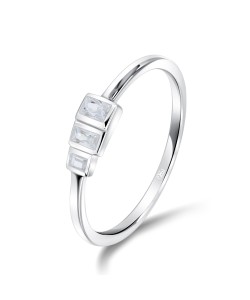 Minimalist Designed Silver Ring NSR-4071